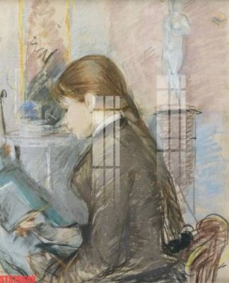 File tranh in trần 3D Tranh sơn dầu phương tây tổng hợp STS79649 (ảnh gốc)