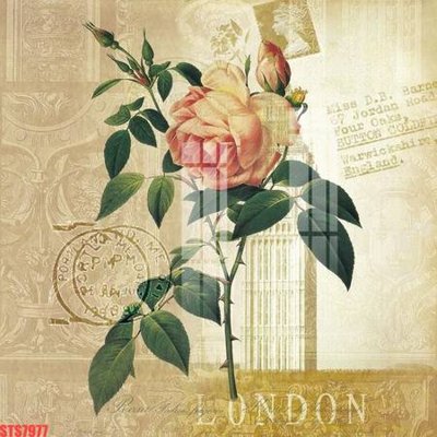 File in trần Tranh sơn dầu phương tây tổng hợp STS7977 (bản gốc 3D) sống động