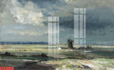 File PSD Tranh sơn dầu phương tây tổng hợp STS79810 (bản gốc) cho nhà in