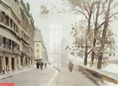 File ảnh Tranh sơn dầu phương tây tổng hợp STS79864 (gốc) in biển hiệu