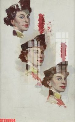 File tranh in trần 3D Tranh sơn dầu phương tây tổng hợp STS79904 (ảnh gốc)