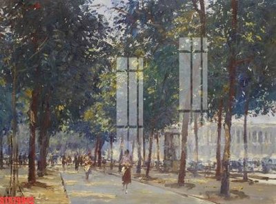 File in mica Tranh sơn dầu phương tây tổng hợp STS79942 (bản gốc) sắc sảo