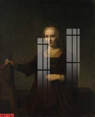 File tranh in tráng gương Tranh sơn dầu phương tây tổng hợp STS8075 (siêu nét)