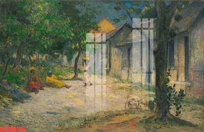 Tải file gốc Tranh sơn dầu phương tây tổng hợp STS80783 dùng cho in ấn