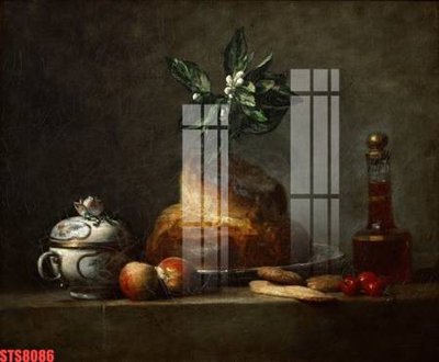File tranh Tranh sơn dầu phương tây tổng hợp STS8086 (gốc) in trên kính