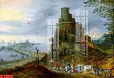 File tranh trang trí Tranh sơn dầu phương tây tổng hợp STS8122 (file gốc)