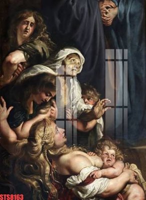 File gốc in ấn Tranh sơn dầu phương tây tổng hợp STS8163 chuẩn màu CMYK