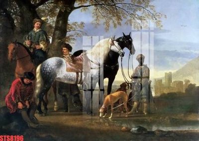 Hình ảnh file gốc Tranh sơn dầu phương tây tổng hợp STS8196 cho in UV