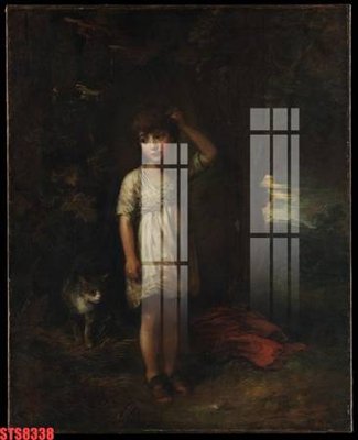 File in ấn chuyên nghiệp Tranh sơn dầu phương tây tổng hợp STS8338 (file gốc)