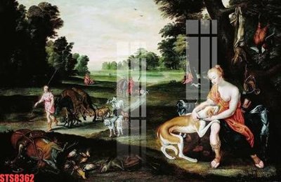 File PSD Tranh sơn dầu phương tây tổng hợp STS8362 (bản gốc) chất lượng nhất