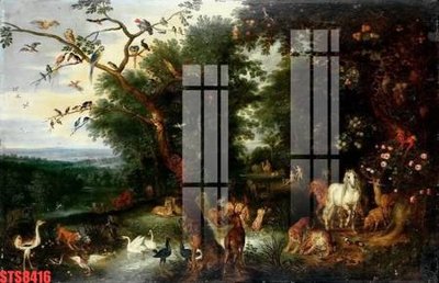 File gốc Tranh sơn dầu phương tây tổng hợp STS8416 (in 3D) cho trang trí