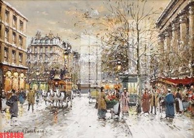 File tranh Tranh sơn dầu phương tây tổng hợp STS8485 (ảnh gốc) in trần 3D