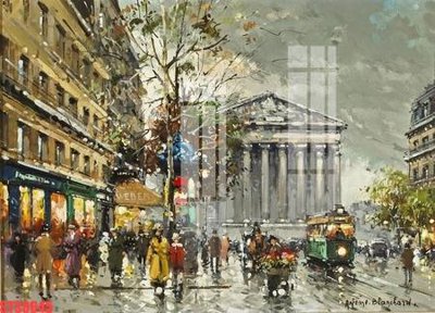 File PSD Tranh sơn dầu phương tây tổng hợp STS8645 (bản gốc) cho nhà in