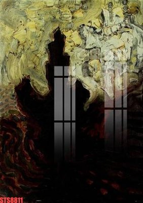 File gốc Tranh sơn dầu phương tây tổng hợp STS8811 (in tráng gương) ốp tường