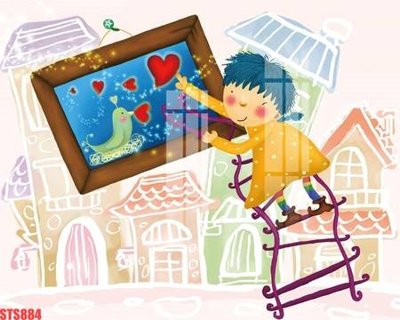 File gốc Tranh sơn dầu phương tây tổng hợp STS884 (trang trí) cho phòng khách