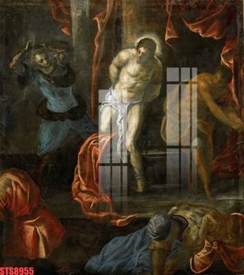 File ảnh Tranh sơn dầu phương tây tổng hợp STS8955 (gốc) cho trang trí nội thất