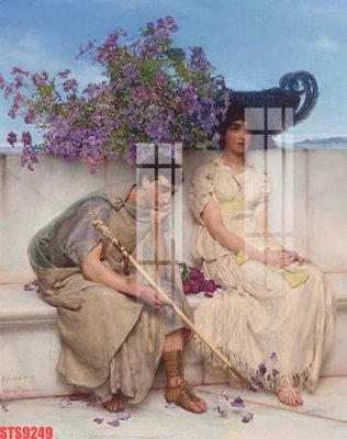 File in mica Tranh sơn dầu phương tây tổng hợp STS9249 (bản gốc) siêu trong