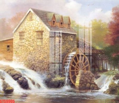 File gốc Tranh sơn dầu phương tây tổng hợp STS9905 (in tráng gương) nghệ thuật