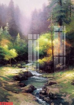 File PSD Tranh sơn dầu phương tây tổng hợp STS9933 (gốc) nhiều lớp (multi-layer)