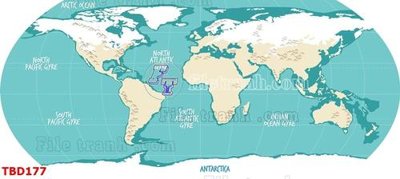 File PSD Tranh bản đồ thế giới TBD177 (gốc) tách lớp chi tiết