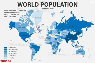 File gốc Tranh bản đồ thế giới TBD186 (ảnh chi tiết) để in lụa