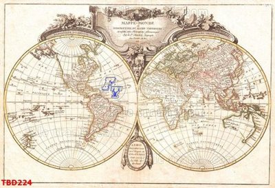 Chi tiết file gốc Tranh bản đồ thế giới TBD224 (cho in tráng gương)