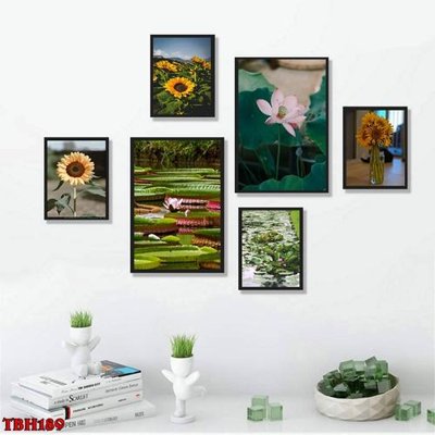 Tải về file gốc File tranh bộ 6 tấm hoa sen hoa hướng dương TBH189 (dùng cho in quảng cáo)