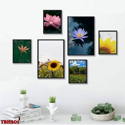 Tải file PSD File tranh bộ 6 tấm hoa sen hoa hướng dương TBH201 (nguyên layer) để in