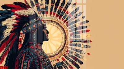 File PSD File gốc in tranh thổ dân TD167 (bản gốc) độ phân giải cao