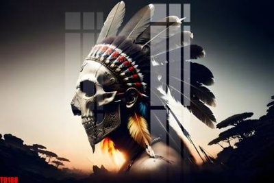 Tệp tin gốc File gốc in tranh thổ dân TD188 (dùng cho in ấn) chuyên nghiệp