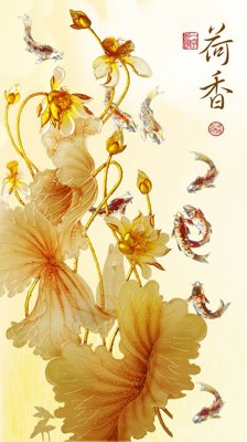 File tranh File tranh đứng lối vào TD2031 (ảnh gốc) cho in ấn kỹ thuật số