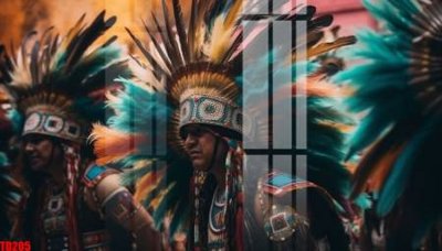 File gốc File gốc in tranh thổ dân TD205 (in lụa) tranh mã đáo