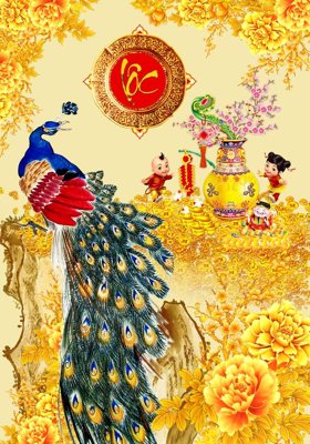 File gốc File tranh đứng lối vào TD2225 (ảnh chi tiết) để in ấn