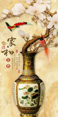 File gốc File tranh đứng lối vào TD2226 (phong cách) cổ điển