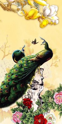 File in ấn File tranh đứng lối vào TD2254 (bản gốc) sắc nét