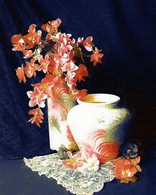 Hình ảnh file gốc File tranh đứng lối vào TD2272 cho in UV