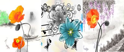 File gốc in ấn File tranh đứng lối vào TD2298 độ phân giải cao