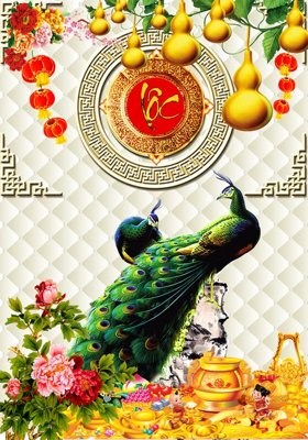 File gốc File tranh đứng lối vào TD2310 (in 3D) cho trang trí