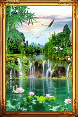 Tải file gốc File tranh đứng lối vào TD2443 (bản PSD) gốc