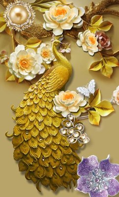 File tranh File tranh đứng lối vào TD2511 (bản gốc) treo quán cafe