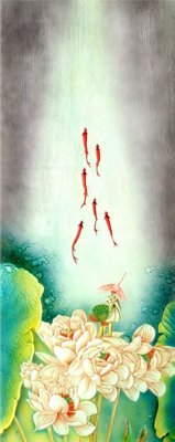 File gốc File tranh đứng lối vào TD2618 (ảnh chi tiết) để in trần