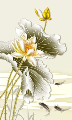 File tranh File tranh đứng lối vào TD2639 (bản gốc) trang trí văn phòng