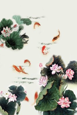 Download file gốc File tranh đứng lối vào TD2707 (in lụa) nghệ thuật