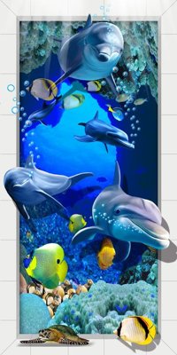 File tranh File tranh đứng lối vào TD2708 (ảnh gốc) in trần nhà