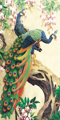 File PSD File tranh đứng lối vào TD2757 (gốc) cho in quảng cáo