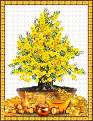 File in ấn File tranh đứng lối vào TD2856 (bản gốc) sắc nét