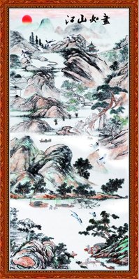 Tải file File tranh đứng lối vào TD2865 (ảnh gốc) in tranh kính