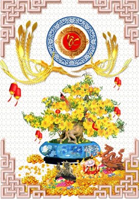 File gốc File tranh đứng lối vào TD2866 (chuẩn màu) cho in offset