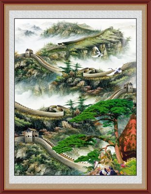 File gốc File tranh đứng lối vào TD2926 (in tráng gương) nghệ thuật