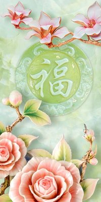 File tranh File tranh đứng lối vào TD2951 (bản gốc) treo tường